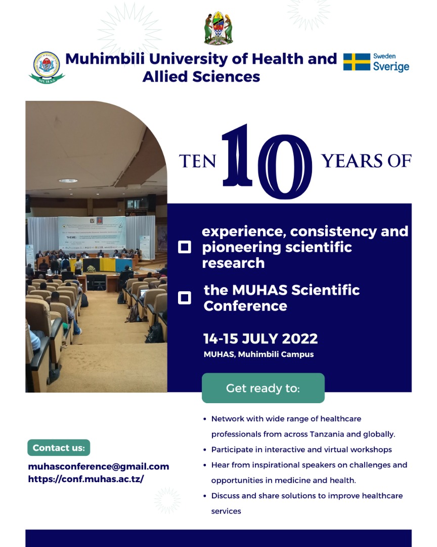 muhimbiliuniver's tweet photo. #MUHASScientificConference
#14-15July2022 https://t.co/KV6H1TimxN