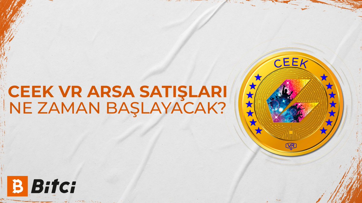 Bitci'den 10 kişiye toplamda 1000 USD değerinde 3200 adet CEEK Coin hediye! 🤩

✅ @Bitcicom'u takip et.
🔁 Bu tweeti retweetle. 
🟠 Görseldeki sorunun cevabını #Bitci ve #CEEK hashtagi ile yoruma yaz ve 2 arkadaşını etiketle. 

Detaylar 👉 bit.ly/3yIGkbD