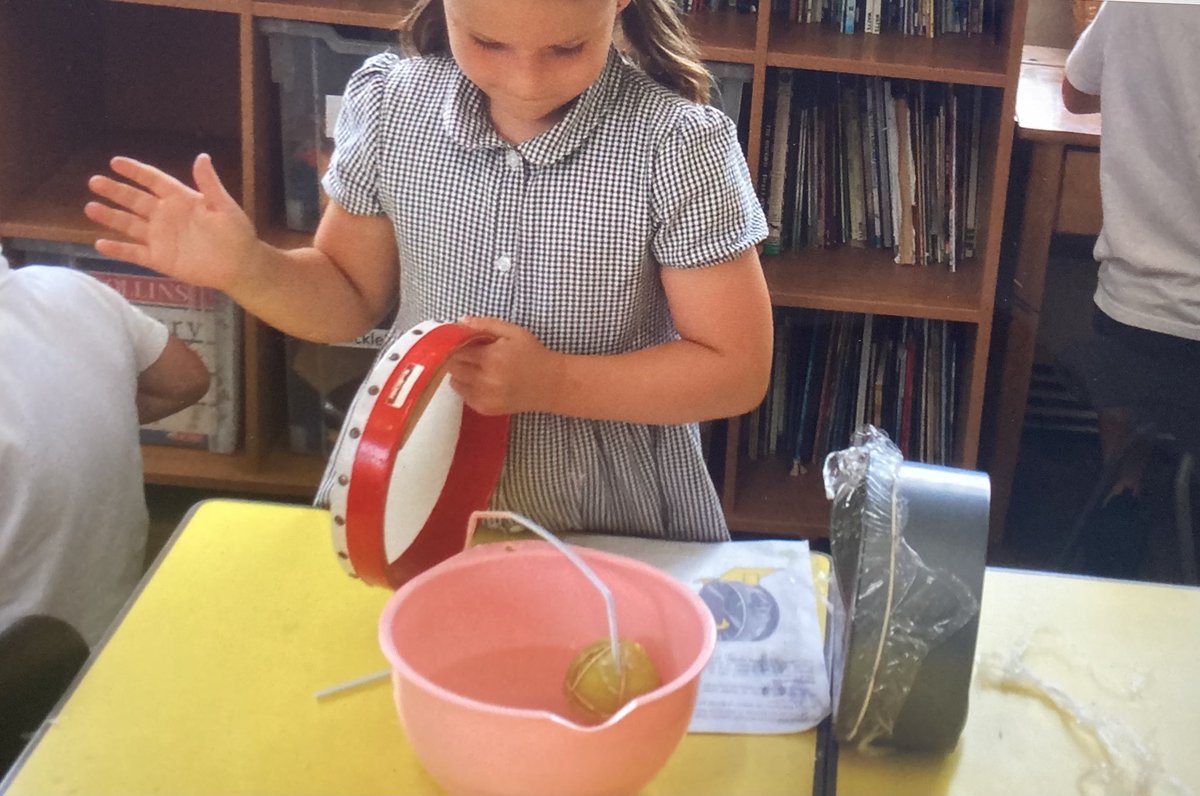 SullyPS's tweet photo. How does it work? We have been finding out about how ours ears work in #SPSyear2. We even made our own ear drums and found out that sound is a vibration! #SPScurious #SPSscienceandtechnology https://t.co/S1PfLnaWfm
