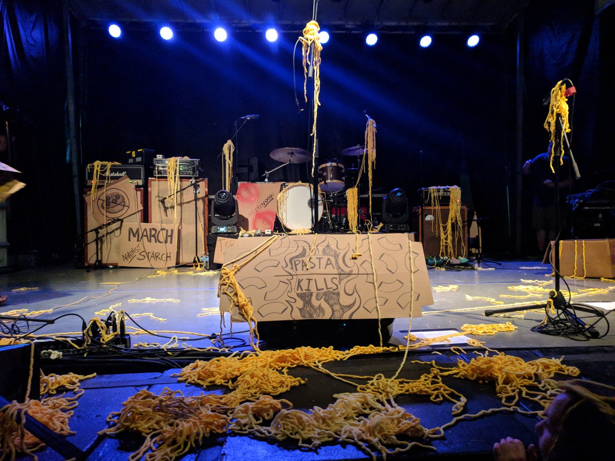 davidneedham's tweet image. Sad that this was the final officially themed @flatfoot56 show at @audiofeedfest, but thank you for bringing the energy and throwing a fun party. Pastageddon 2018 was memorable. Theme or no, I&apos;m confident the mayhem will continue!