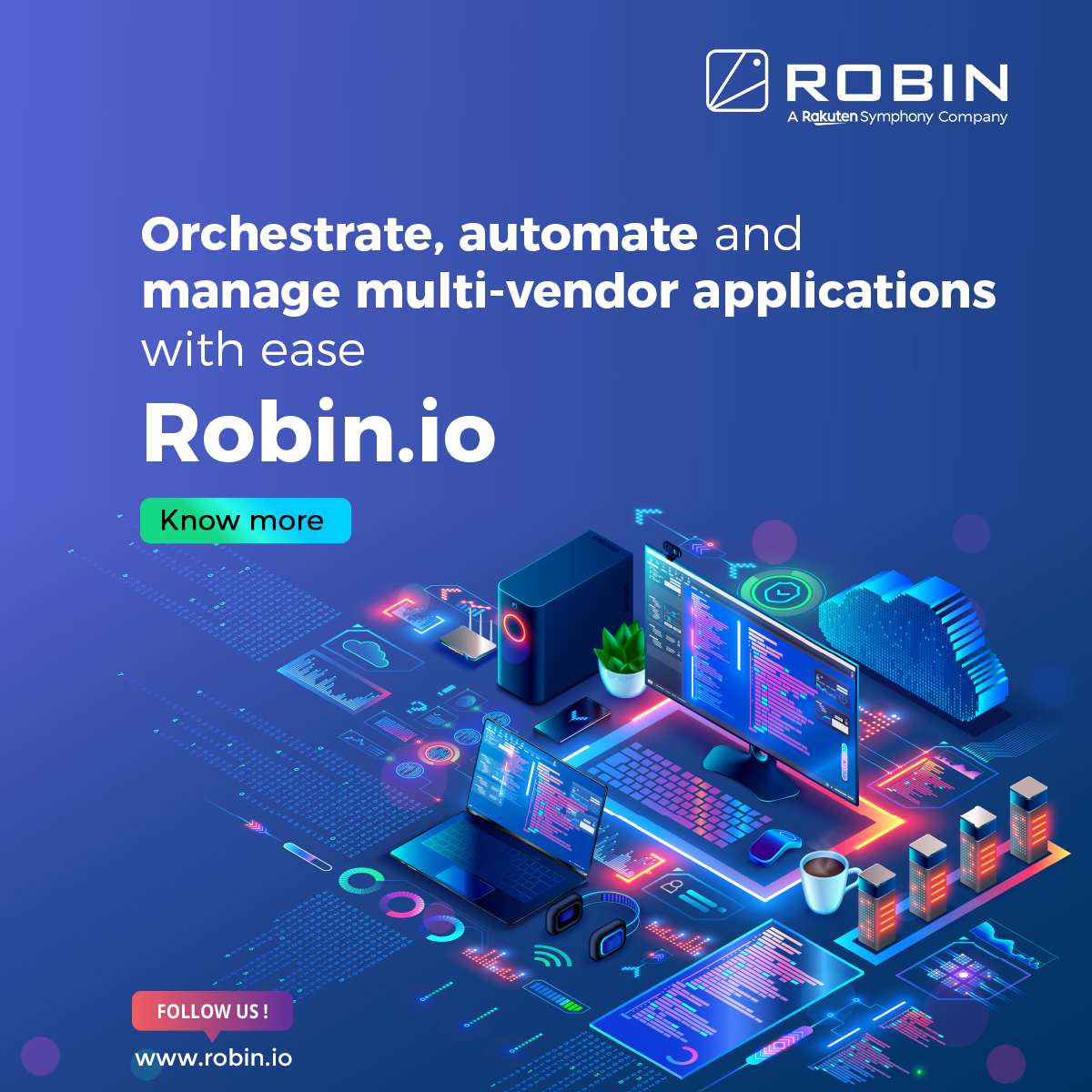 Robin4K8S's tweet image. A key challenge that operators face with respect to multi-vendor applications is choosing a #Kubernetesplatform.@Robin4K8S simplifies this journey, by acting as a single #orchestration and lifecycle #automation layer.

Know more: hubs.ly/Q01g9nVS0
