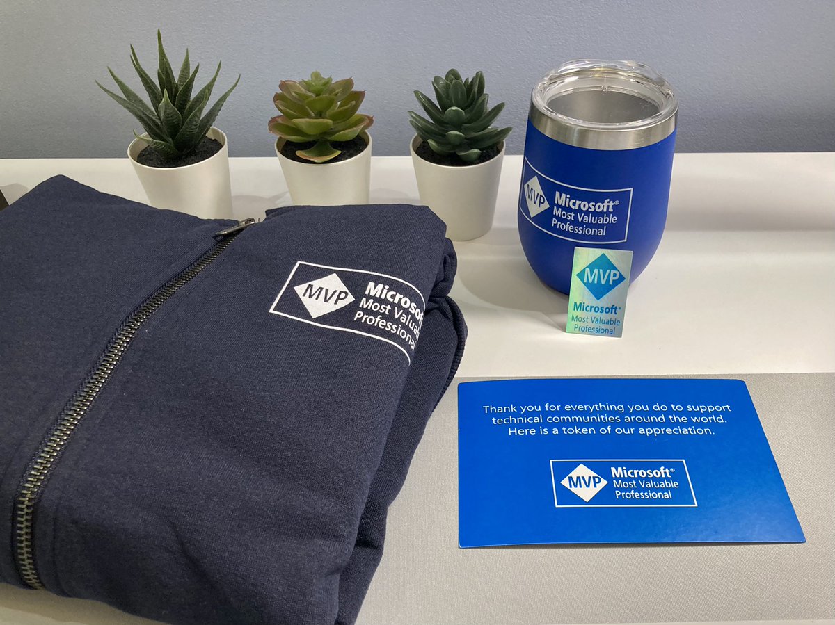 MVP swag arrived! 💙 
#MVPBuzz