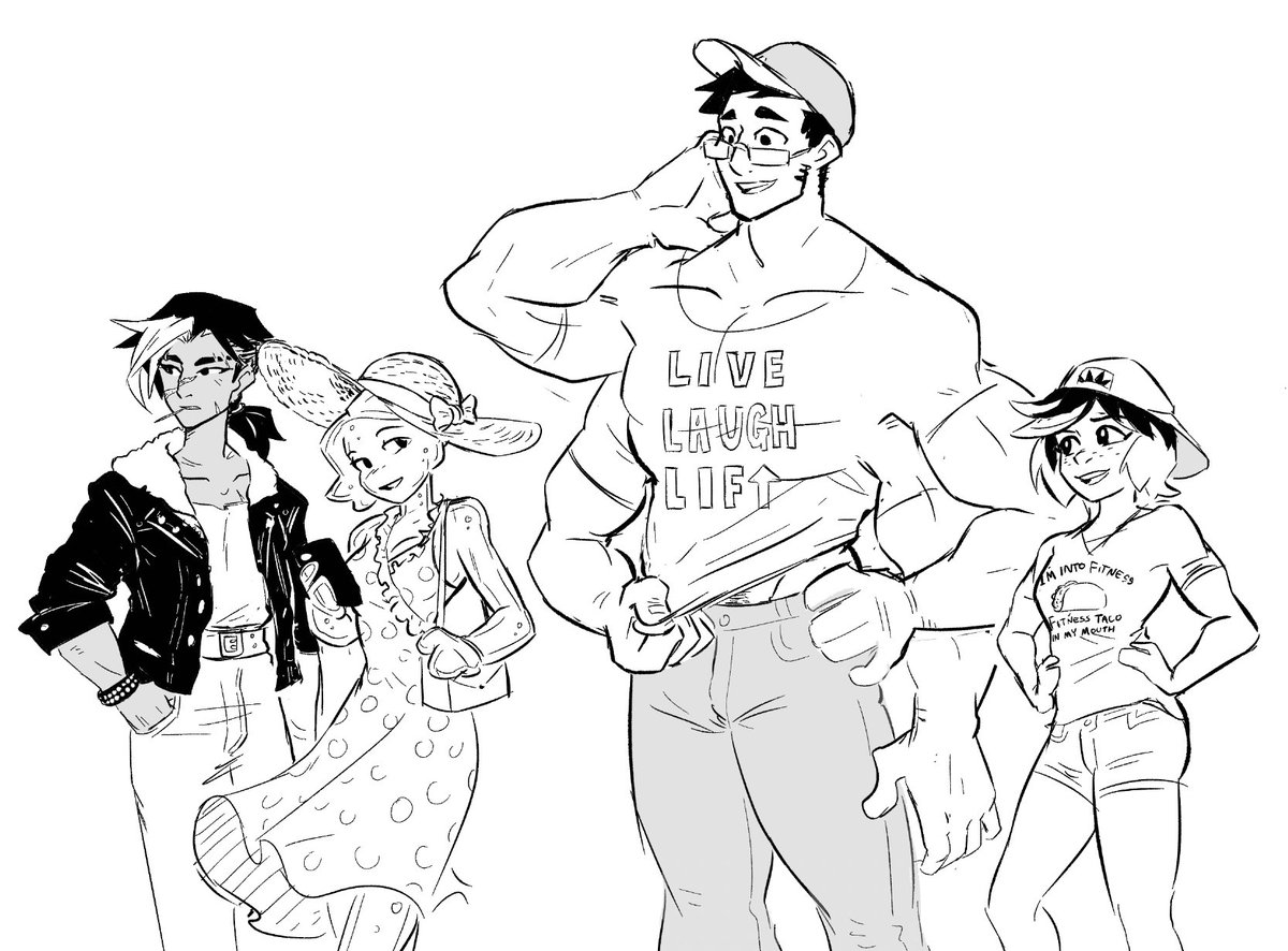 Felt like drawing some of my favorite Tokyo Lifts enjoying their time off. #blaseball