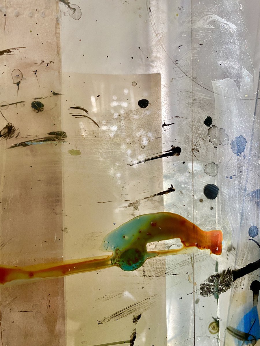 In the studio: in a process space.

instagram.com/reel/CfotX0oFZ….         #collageart #wabisabilife #collage