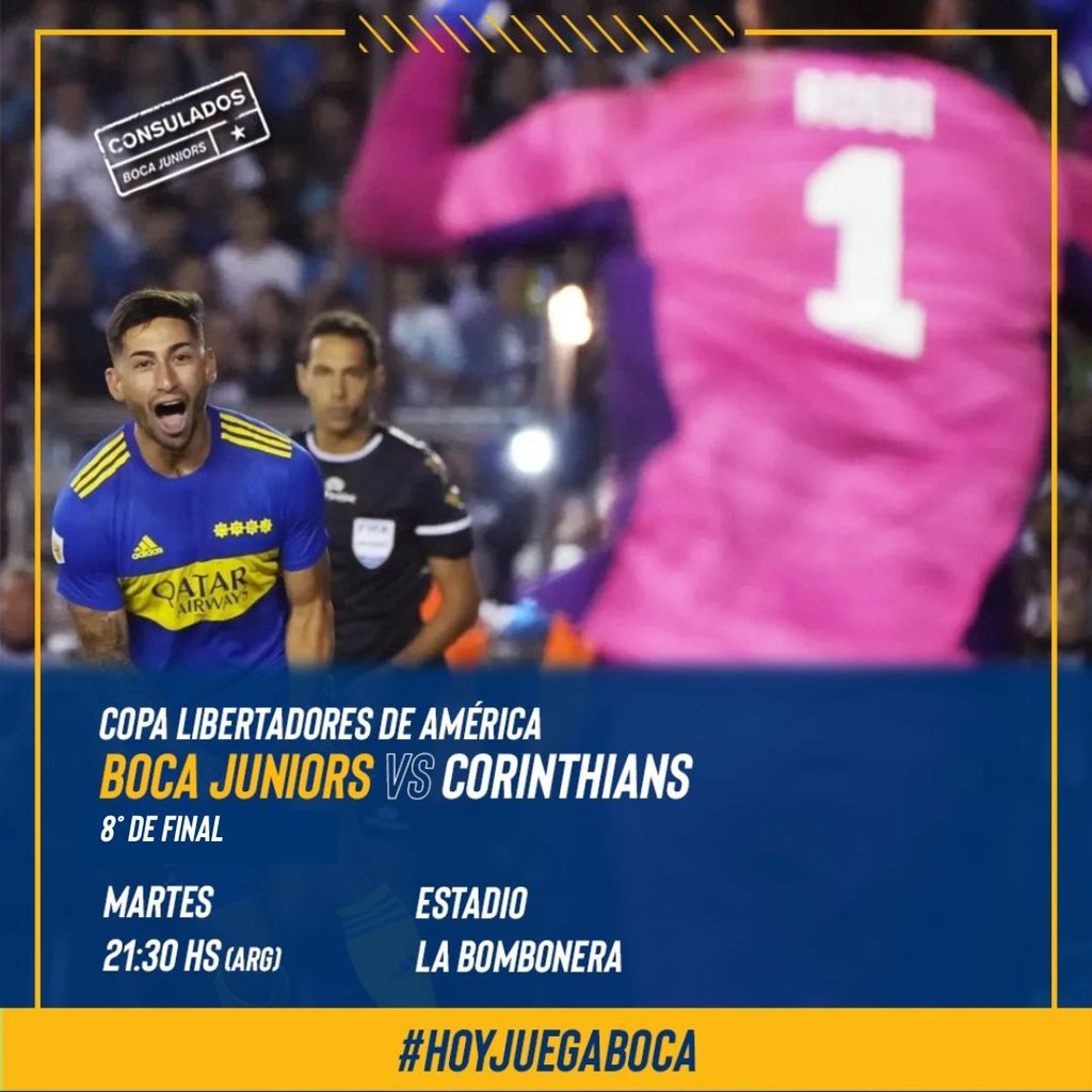 BocaDinamarca's tweet photo. Hoy Juega BOCA 💙💛💙 https://t.co/F1uR50zglm