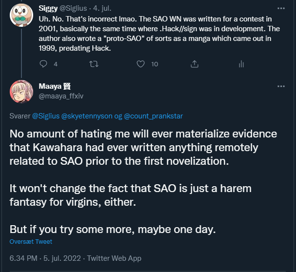 Siglius's tweet photo. @AincradArchive The jokes write themselves https://t.co/raOe9Nvasg