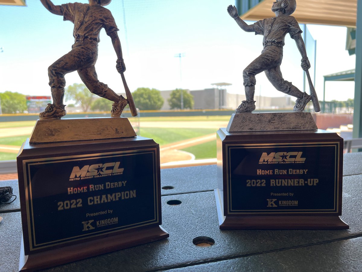 Your finalists for the Kingdom Commercial Insurance Home Run Derby are…

Nate Heffline- Richland College- DUBS Collegiate

Kyle Williams- Cisco College- Pirates