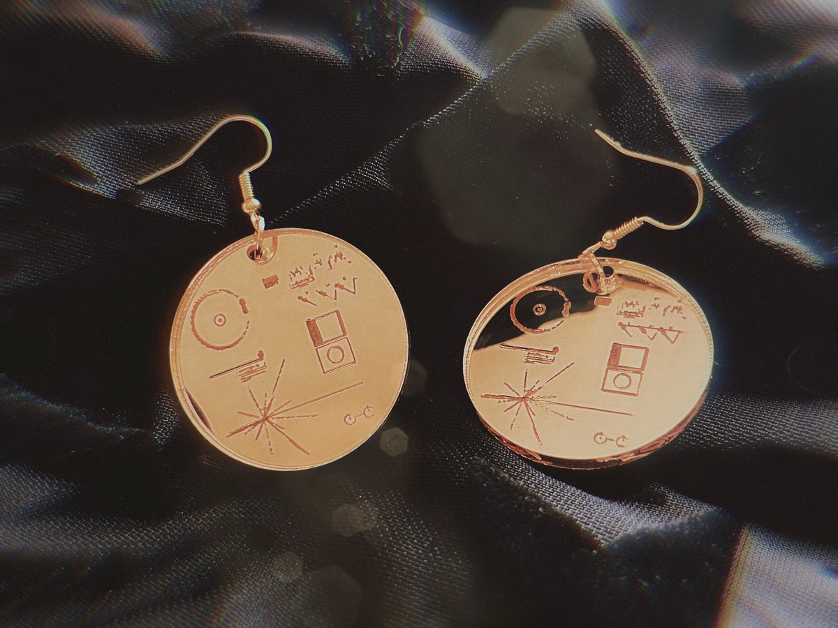 rabbitandrain's tweet photo. Voyager ✨ Replicas of the golden record launched into space. Available July 22 at 7pm. https://t.co/EHNPQpD5ob