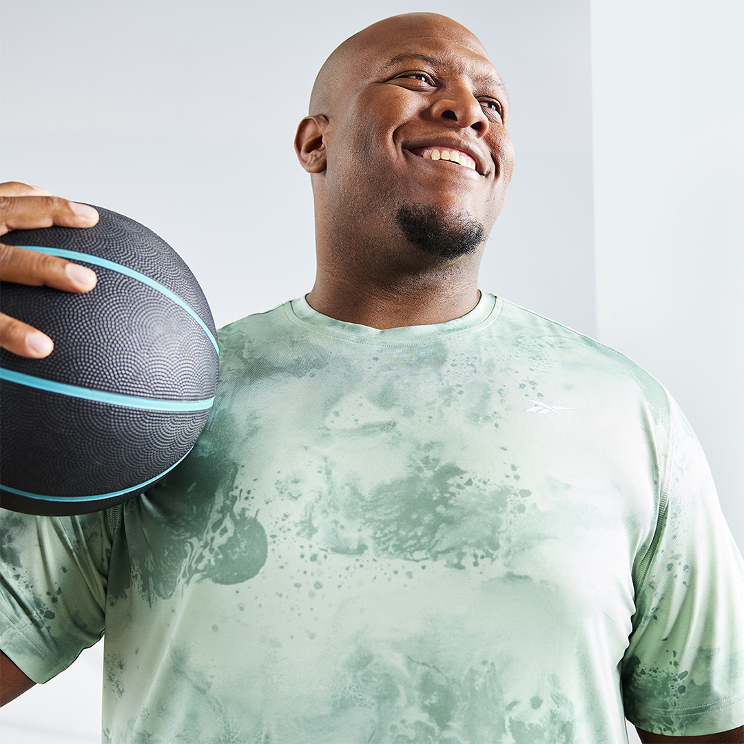 DestinationXL's tweet photo. The hotter the moves, the cooler you'll be. #Reebok #Speedwick #DXL #BuiltXL #BigandTall #XLstyle #plusizemenswear https://t.co/olQA4SuWlS
