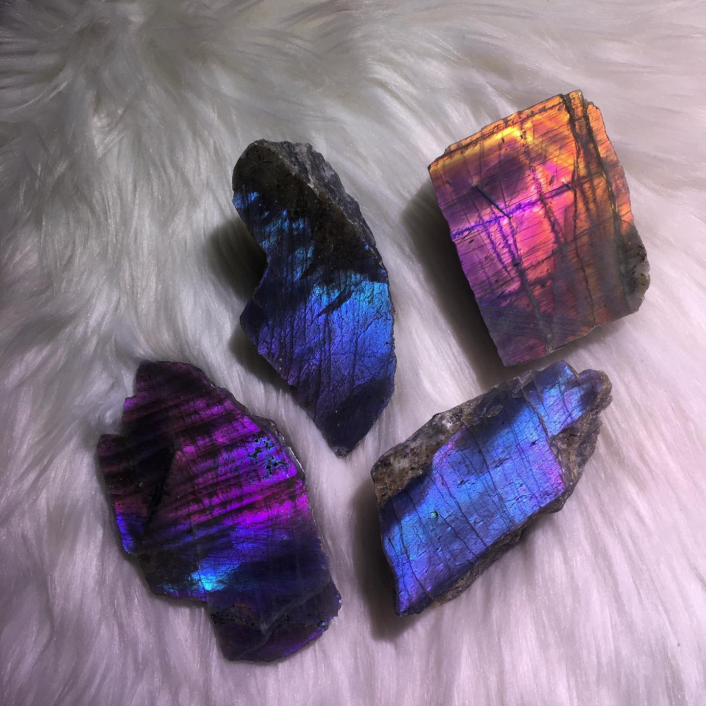 Purple labradorite for clearance sale