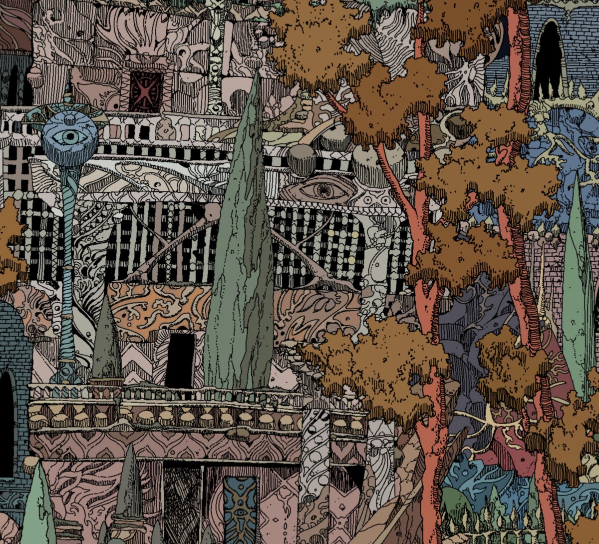 Fading Palace. Personal work from 2022 for the Palace Life series.