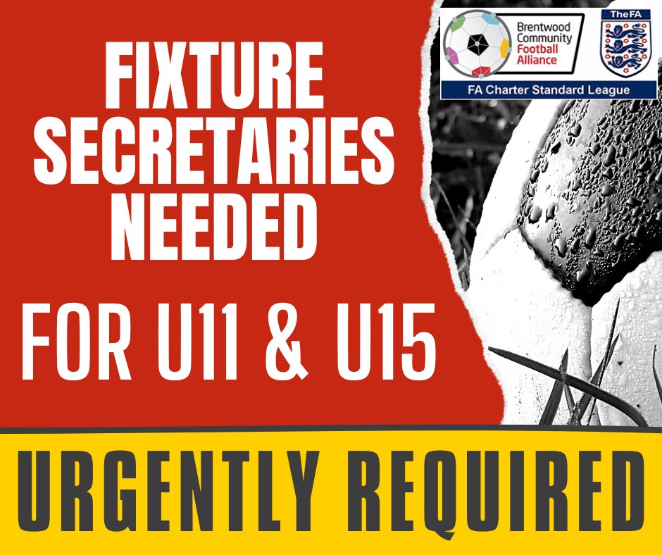 BCFA Youth League (@bcfayl) on Twitter photo The BCFAYL are in urgent need of fixture secretaries for both U11 and U15. Please email peter.hockley@bcfayl.co.uk for more info The BCFAYL are in urgent need of fixture secretaries for both U11 and U15. Please email peter.hockley@bcfayl.co.uk for more info