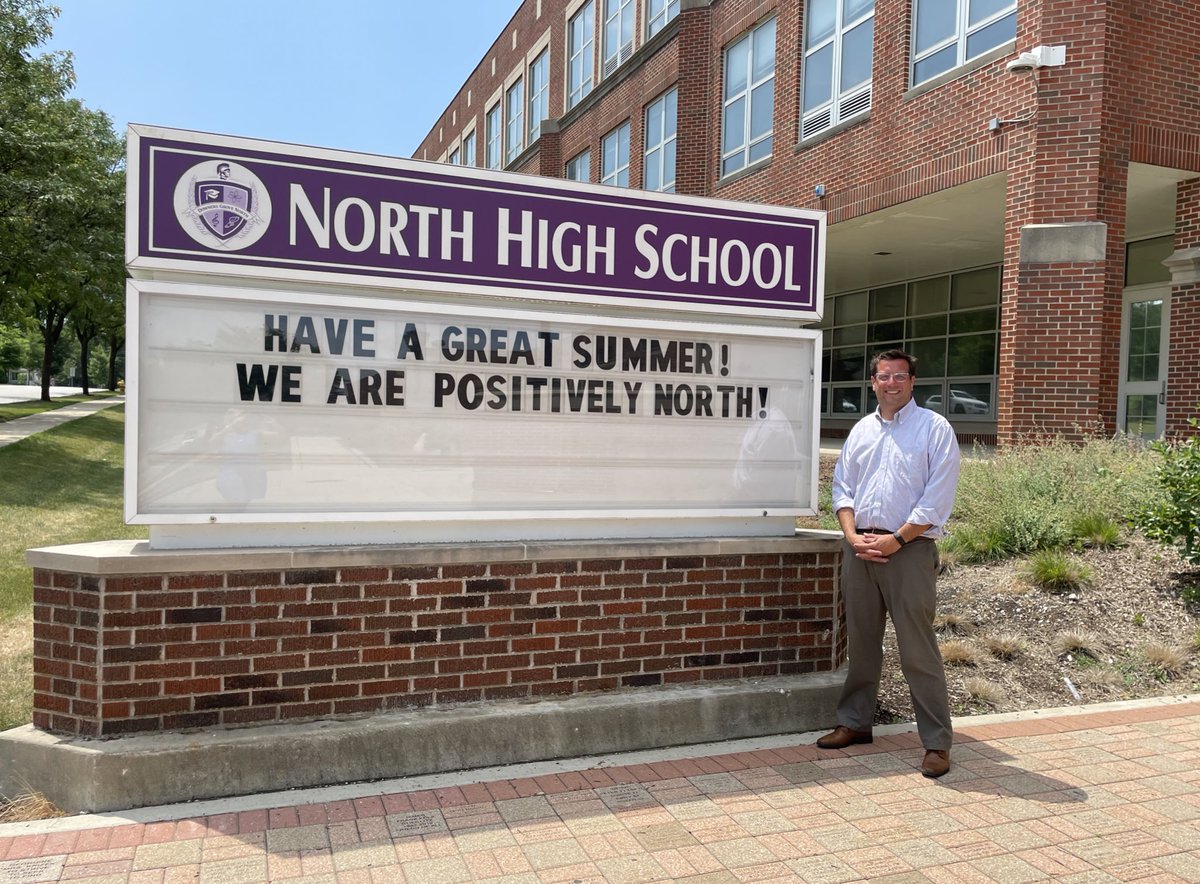 Happy first official day to our new Associate Principal Mr. Keith Palz!!  We are so excited to have you, and welcome to our amazing Downers Grove community!! #WeAreDGN #ALLIN