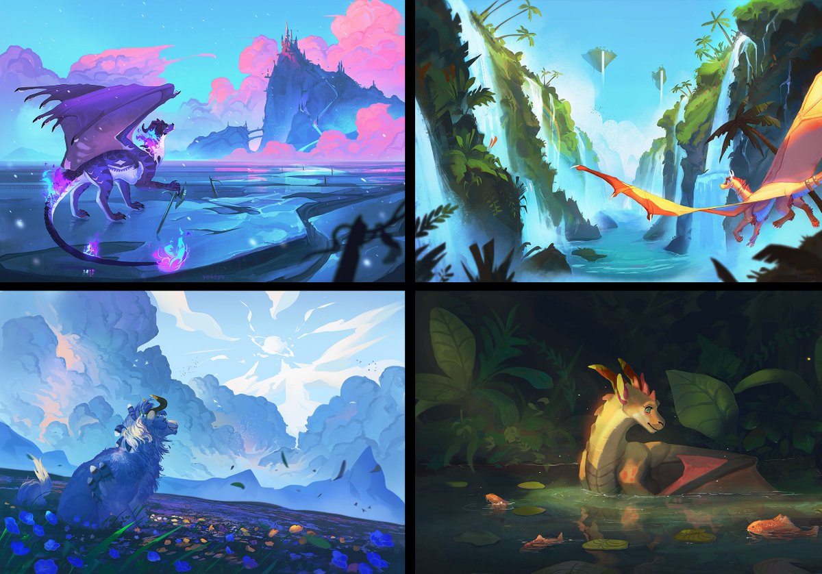 _yessys's tweet image. 🌱Art raffle!🌱

To enter: fоllow+rt
One winner will get a halfbody+bg or a fullbody+bg
I won't draw: anthro, humans, NSFW, fetishes

Ends on August 23rd