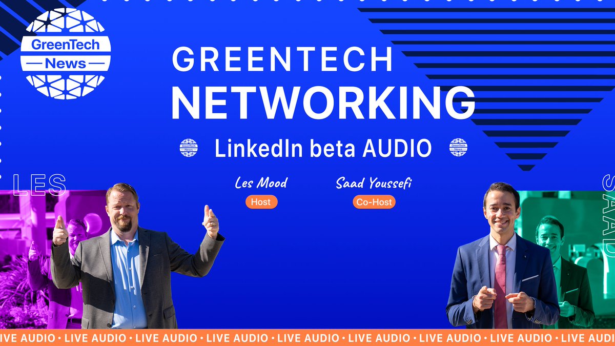 greentech_talks's tweet image. Tried Audio🎙on LinkedIn? It&apos;s amazing for networking! It would be great if you join us! 
Register Here: lnkd.in/gCwcsxy3