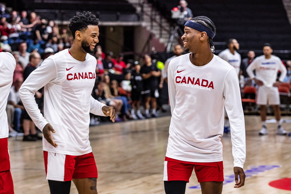 Nickeil Alexander-Walker &amp; Shai Gilgeous-Alexander. 🇨🇦🔥