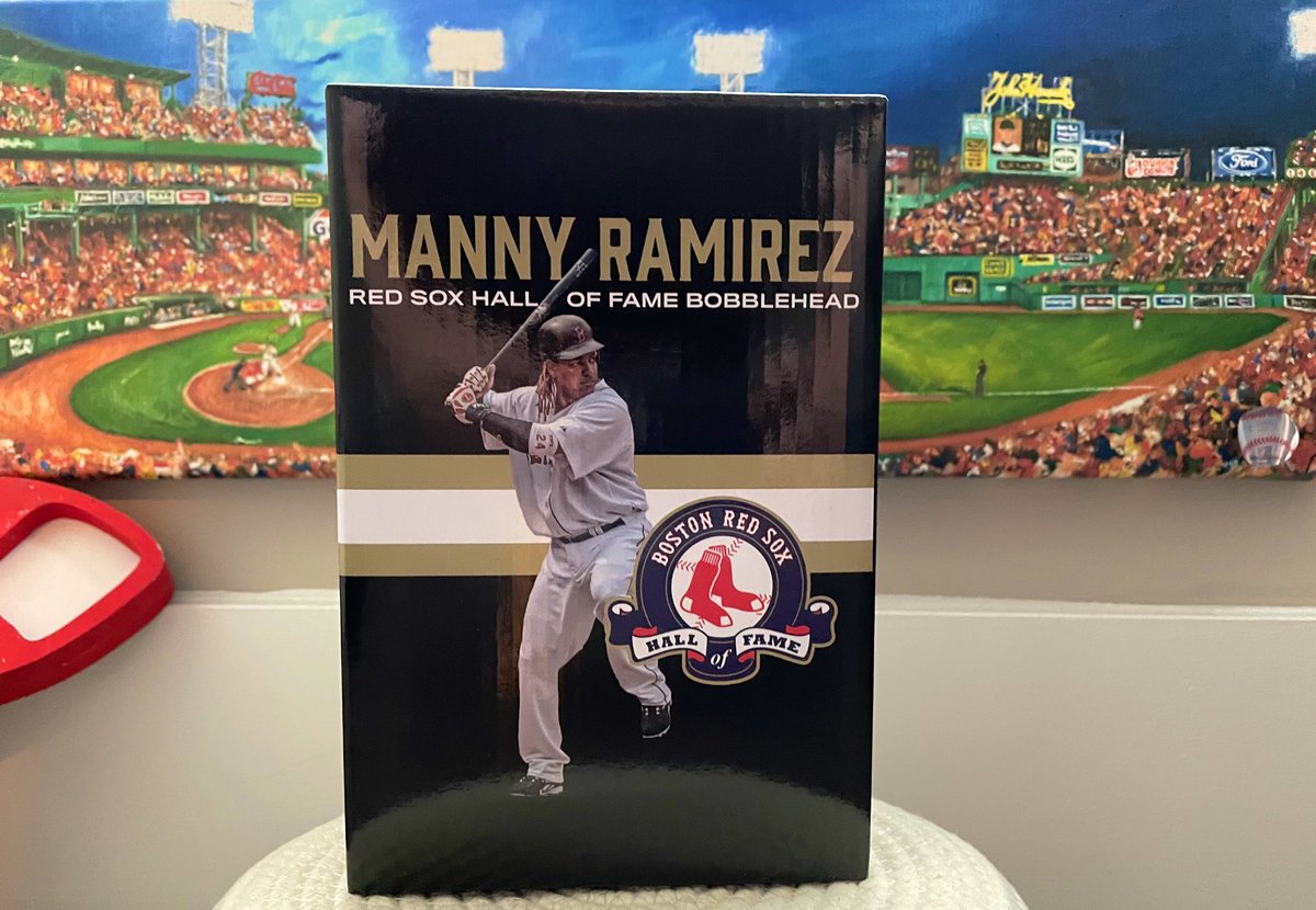 #GiveawayTuesday is BACK! We’re giving away a new Sox item every Tuesday. Today’s giveaway is a Manny Ramirez Red Sox Hall of Fame bobblehead. Someone who RTs this will get it!