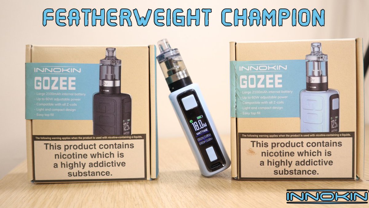 The new Gozee by Innokin is so light that you can even feel it on your pocket.
Watch the review here:youtu.be/355_EuUvSBU
<a href="/Innokintech/">Innokin Technology</a> <a href="/InnokinStore/">Innokin Store</a> <a href="/innokin_alisa/">Alisa</a> <a href="/innokin/">Innokenty Ludevig</a>