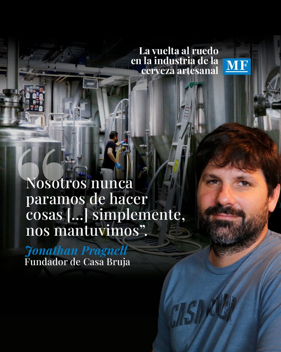 Jonathan Pragnell, fundador de <a href="/CasaBrujaBrew/">Casa Bruja</a>,  cuenta que en pandemia se enfocaron en actualizar la página web para hacer entregas a domicilio, crearon un E-commerce y con esto, armaron paquetes de comida con cerveza.
Nota: <a href="/PaolaYing/">Paola Ying</a> 
martesfinanciero.com/relieve/la-vue…