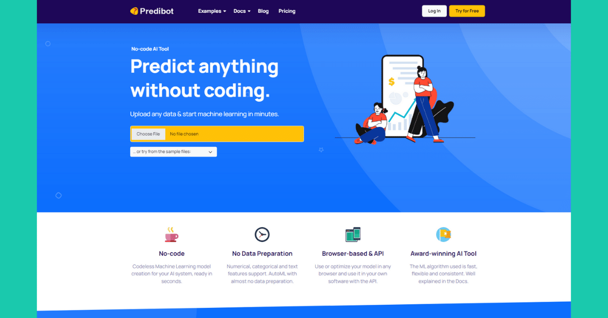nocodejournal's tweet photo. @predibot_com, a NoCode AI solution that can help you predict anything!

Learn more: https://t.co/vf9vSdywuf 

#NoCodeJournalOriginals #NoCodeJurnal #nocode #lowcode https://t.co/MbBoxTqPZn