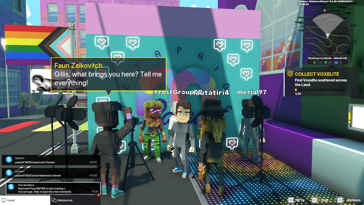 queen973629's tweet photo. @TheSandboxGame @METAPRIDELAND I just participated in the #BelongingWeek contest for a chance to win a Progress Flag NFT! Check out my screenshot below!
👇 https://t.co/KuUOXZsk4l