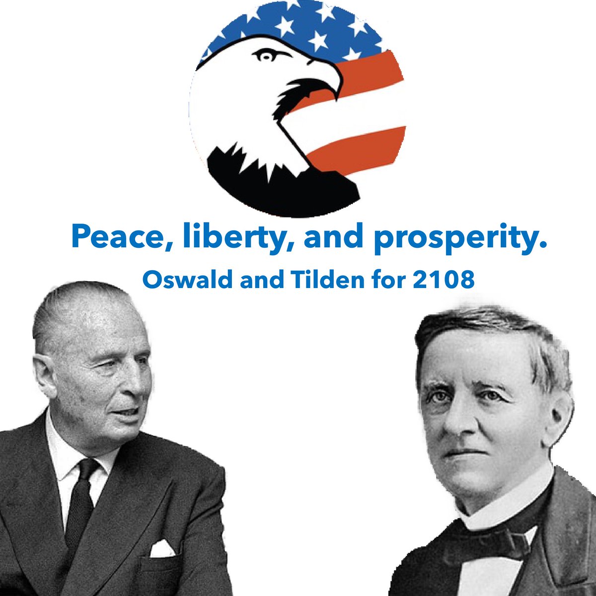 SomeBritGuyId's tweet photo. Proud to announce that I and @SamuelJTilden86 will be running under the NCP nomination for president of the United States! @mock_megs https://t.co/KusFarE15e
