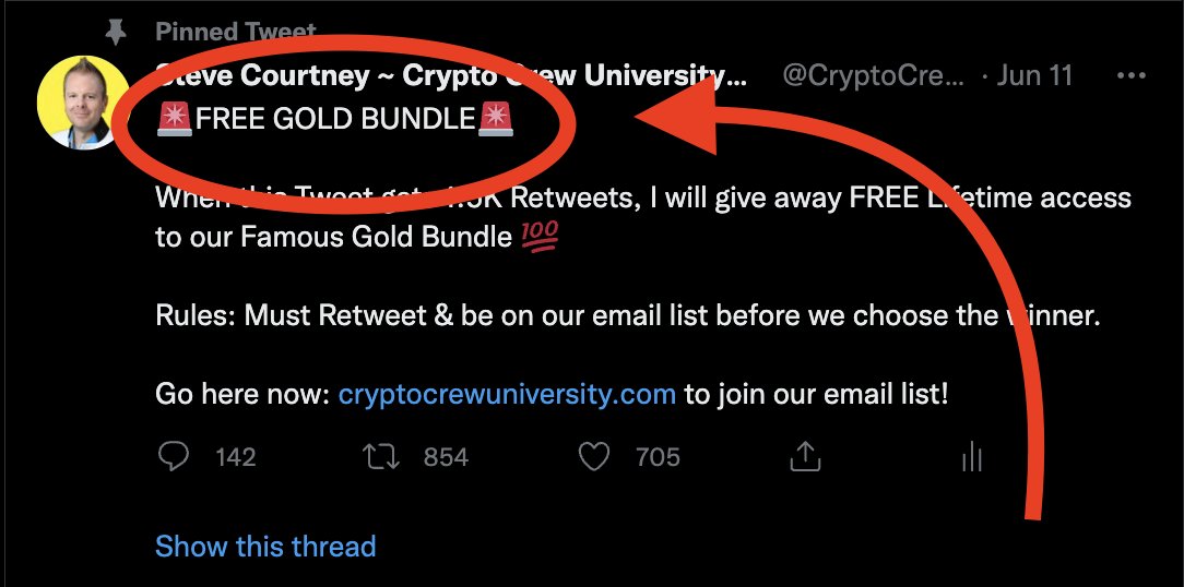 Crypto Crew University tweet media