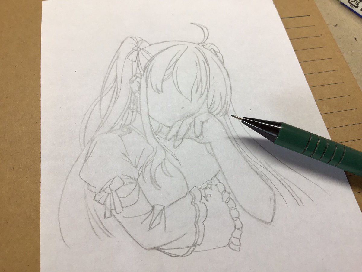 #イラスト練習
何でも良い。 落書きで良い。 何もしないよりは、ずっと良い。 