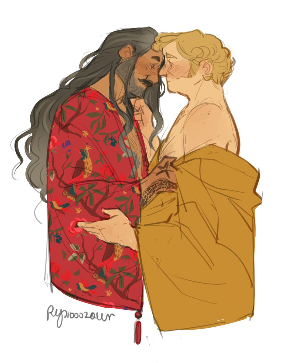my mom was awful to me today so I sketched gay pirates to feel a little bit better-