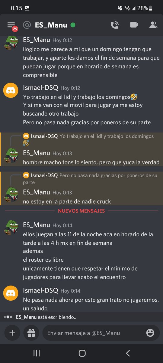 DSQ_oficial's tweet photo. Vaya trato @ToxicCup3 lo sentimos por el rival pero no vamos a tolerar comportamientos así, nos parece increíble que una organización pida a nuestros jugadores que dejen su puesto de trabajo para jugar 6 minutos cuando pueden pedir al equipo rival que jueguen algo más tarde. https://t.co/Y3SSnnWvYd