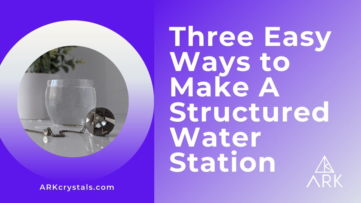 How you can structure your own water - Three Easy Ways to Make a Structured Water Station With Items You Already Own 

WATCH -> ow.ly/AHUg30snhKw