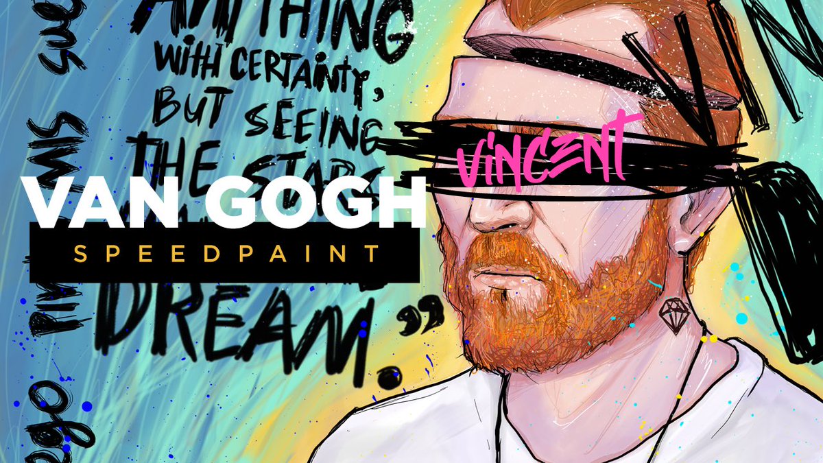 My #drawing process of #VanGogh tribute “INSIDE ARTIST” youtu.be/GjKIJT4CuzE #popart #speedpaint #artist #byBanshee #polygon #opensea ⚡️🖤⚡️