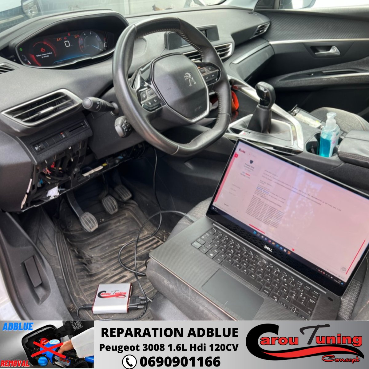 🚨Nous proposons la suppression, la réparation et le dépannage du système AdBlue.🚨 
Peugeot 3008 1,6L 120cv Hdi 
Peut on rouler sans AdBlue. ? Il est maintenant possible de supprimer et désactiver l'AdBlue. dans le calculateur moteur pour tous les constructeurs automobiles .