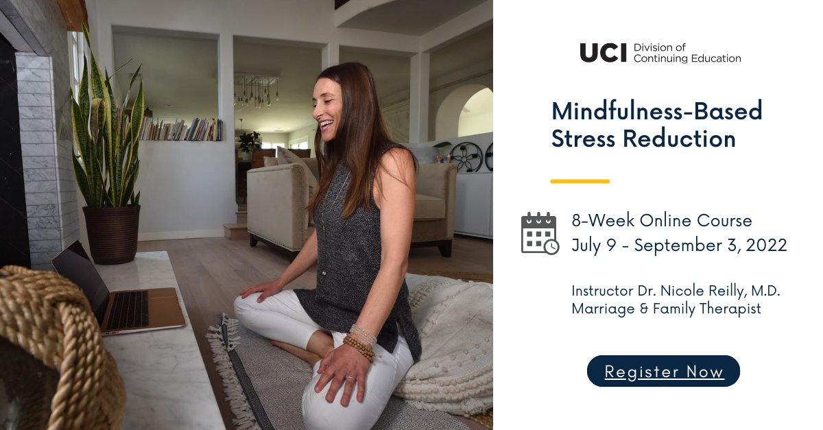 This 8-week online course incorporates meditation, body awareness, and yoga to bolster one’s ability to better manage stress and its effect on the body.

bit.ly/3Oez6kk