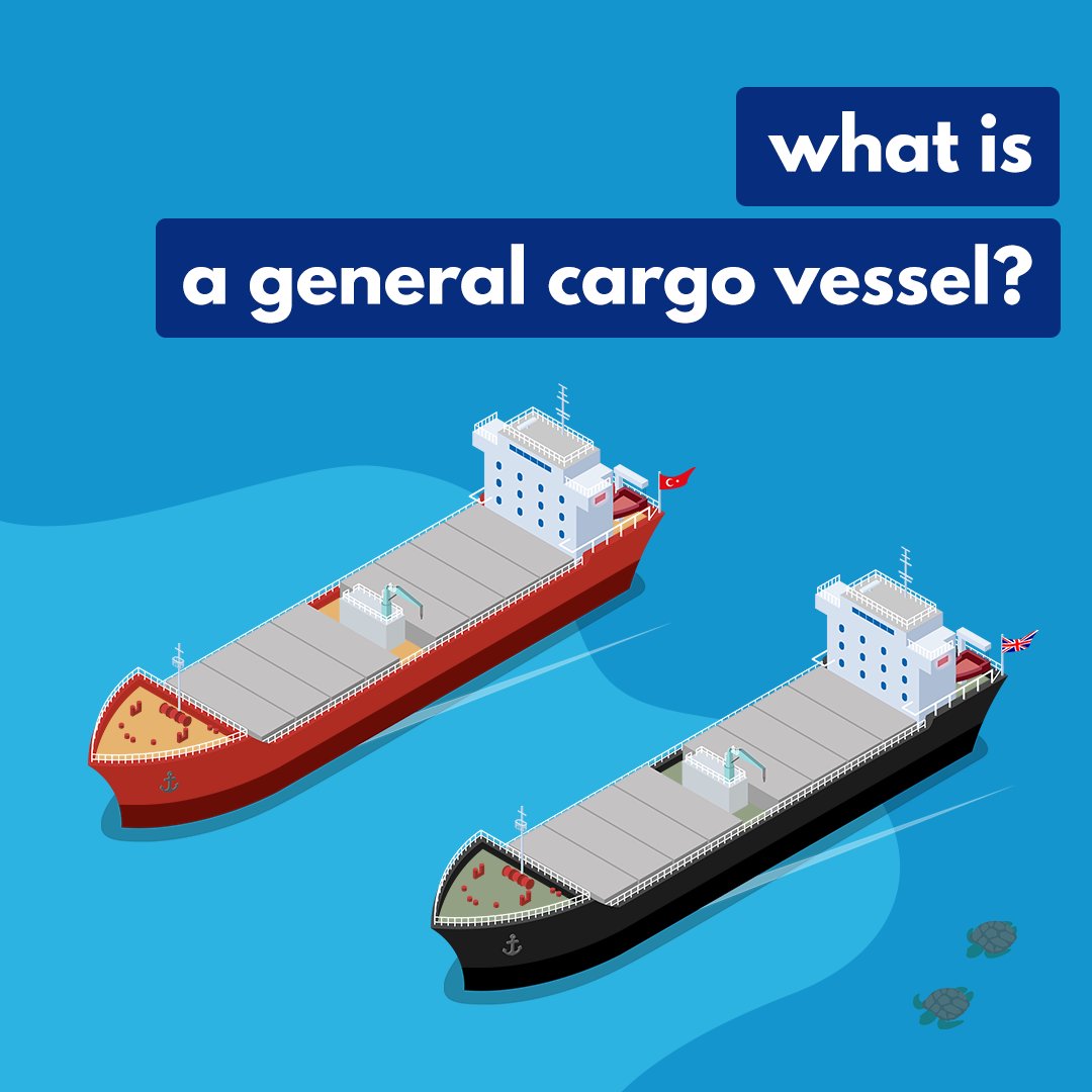 A general cargo vessel is a commercial ship that carries cargo, goods, and materials between ports around the world 🚢

Since they require mechanisms to load and unload, they are equipped generally with specially designed cranes 🏗️

#Ventoverse #NFTProject #ShipNFT #CargoVessel