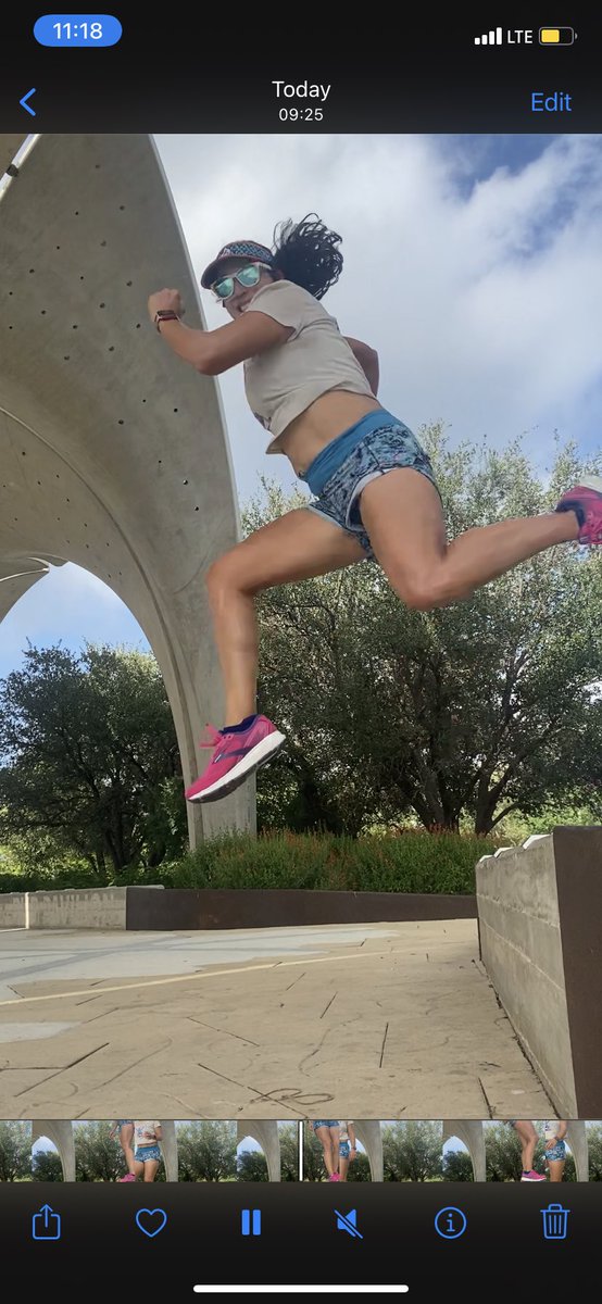 Me trying to do a run pose in mid-air. 🤣 4 miles in my cushy Brooks Ghost 14s!!
#bibchat #brooksghostbr #runhappy #legallyarunner #motherrunner #texasrunner #runlife #run #summerrunning