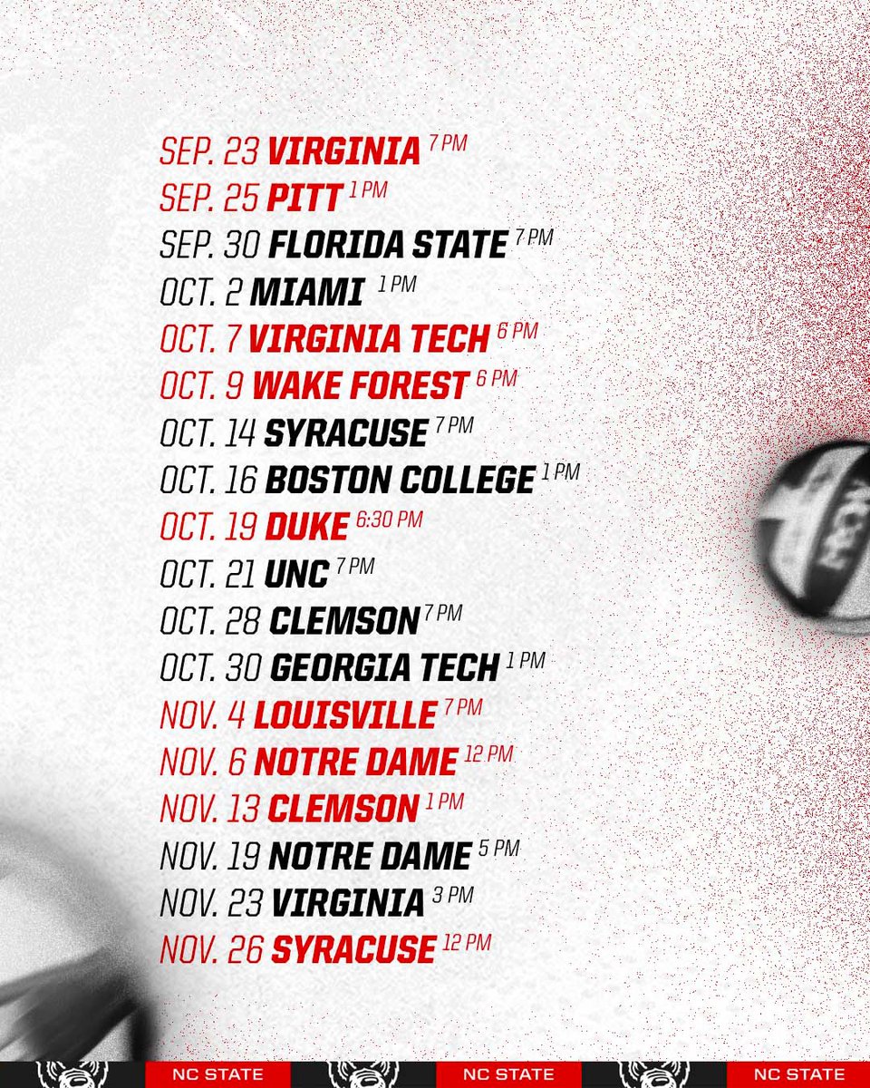 PackVball's tweet photo. 𝔹𝕆𝕆𝕄 *m̶i̶c̶ schedule drop* 😌

https://t.co/kRlJMBDIC7 | #GoPack https://t.co/hdaLTBFq4e