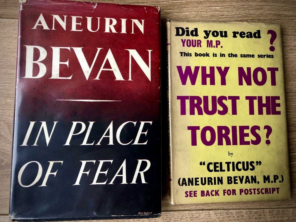 A good day to have picked up a couple of Nye Bevan first editions.
