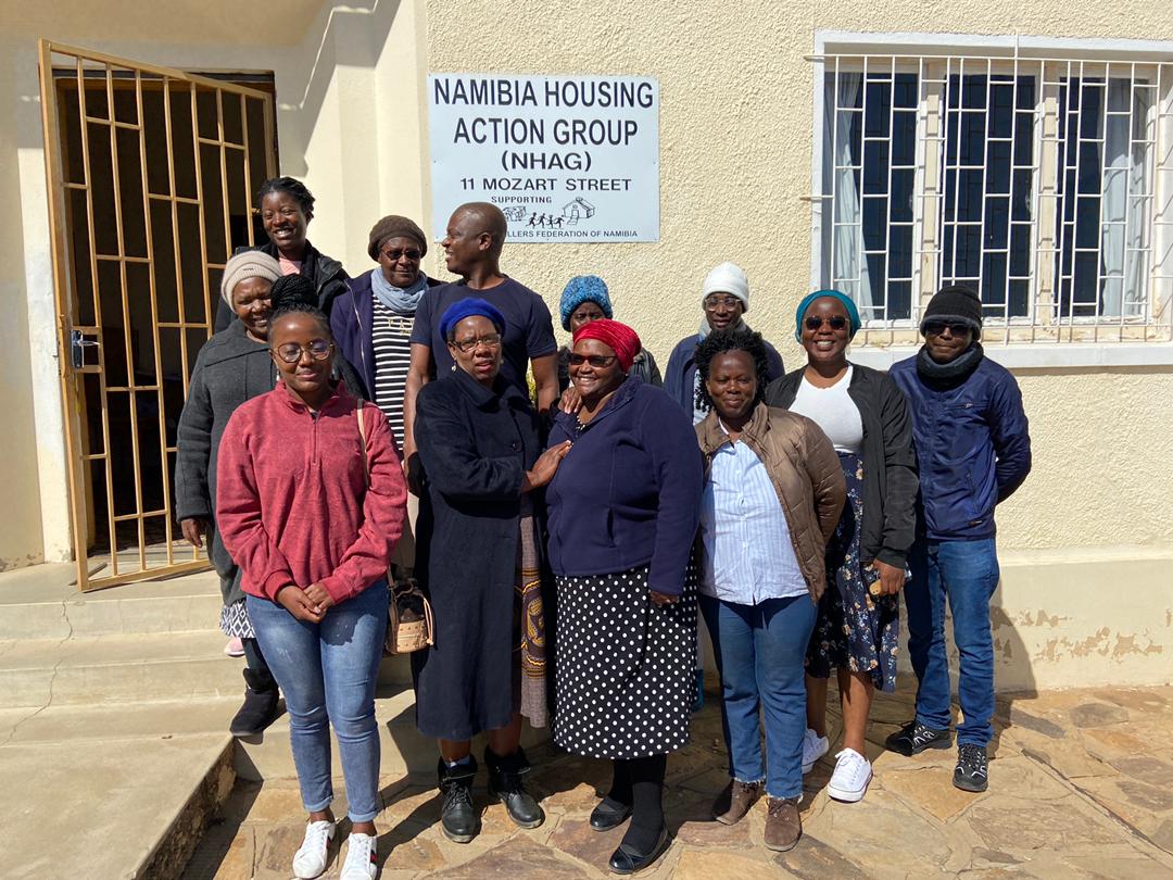 OSMNamibia's tweet photo. @openmapping_esa mentors Wilson Munyaradzi  &amp; Shamillah Nassozi shared valuable insight on project implementation with Namibia Housing Action Group &amp;  @Shack_dwellers federation of Namibia. Current phase of mapping is being implemented in partnership with @DlpsNust @NUST_Namibia https://t.co/949rjt7XJg