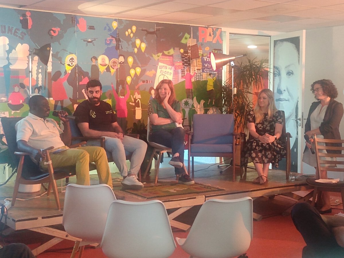 Inspiration Day 1, was good to listen to our partners <a href="/PAXforpeace/">PAX for peace</a> . <a href="/minoungour/">MINOUNGOU Roger</a> takes the floor. @PAXPoC also present with @CarrieHuisman