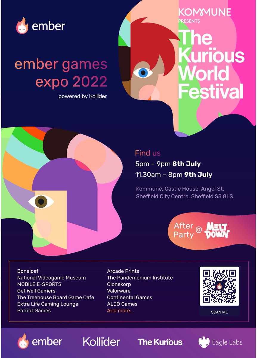💜😈We've got some exciting news!😈💜 

We will be at @kommune_ch this weekend as apart or <a href="/Ember_GN/">Ember</a> games expo!💀💕

We'll have a playable demo of HEX MORTIS alongside our mini pop up shop, so come stop by and meet our demons this Friday and Saturday! 😈💕