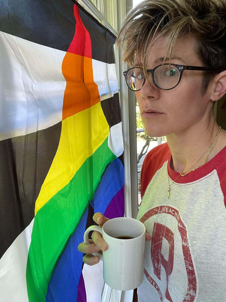 Report: My parents have an ally flag in their window which I didn’t know existed And it’s still flying on July 5th