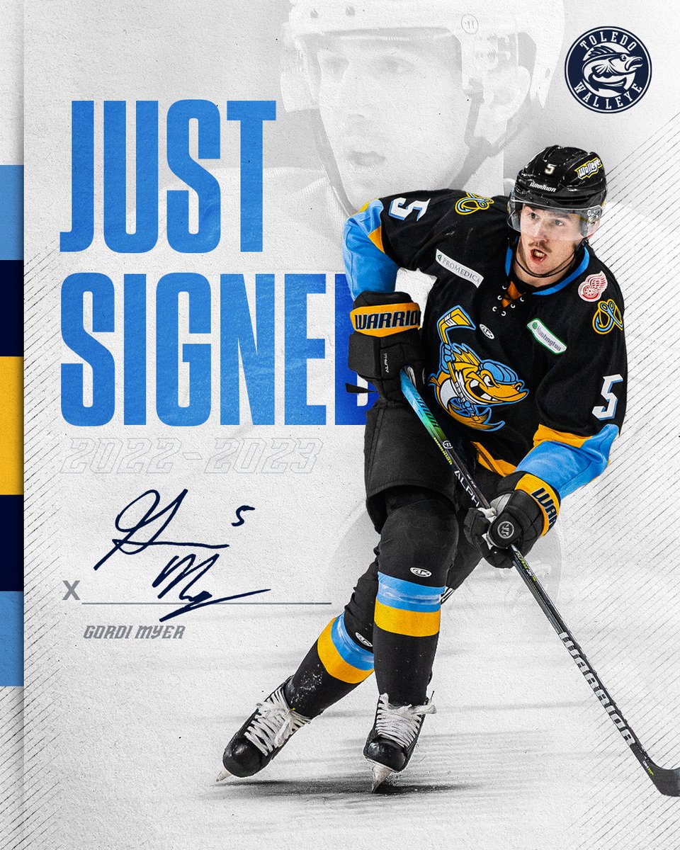 ToledoWalleye's tweet photo. 🚨 PLAYER ANNOUNCEMENT 🚨

Hometown boy @gordi_myer returns for his second season in T-Town.

👉 https://t.co/LclSRUvEpJ https://t.co/ppSTJoIqFC