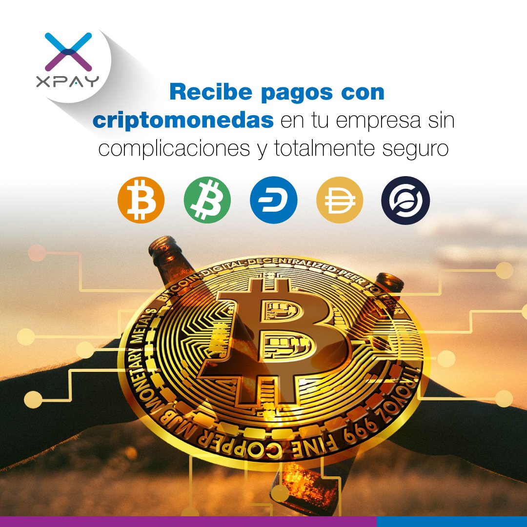 #Xpay | Recibir #PagosEnCripto es fácil y seguro gracias a nuestra #PasarelaDePagos ✅