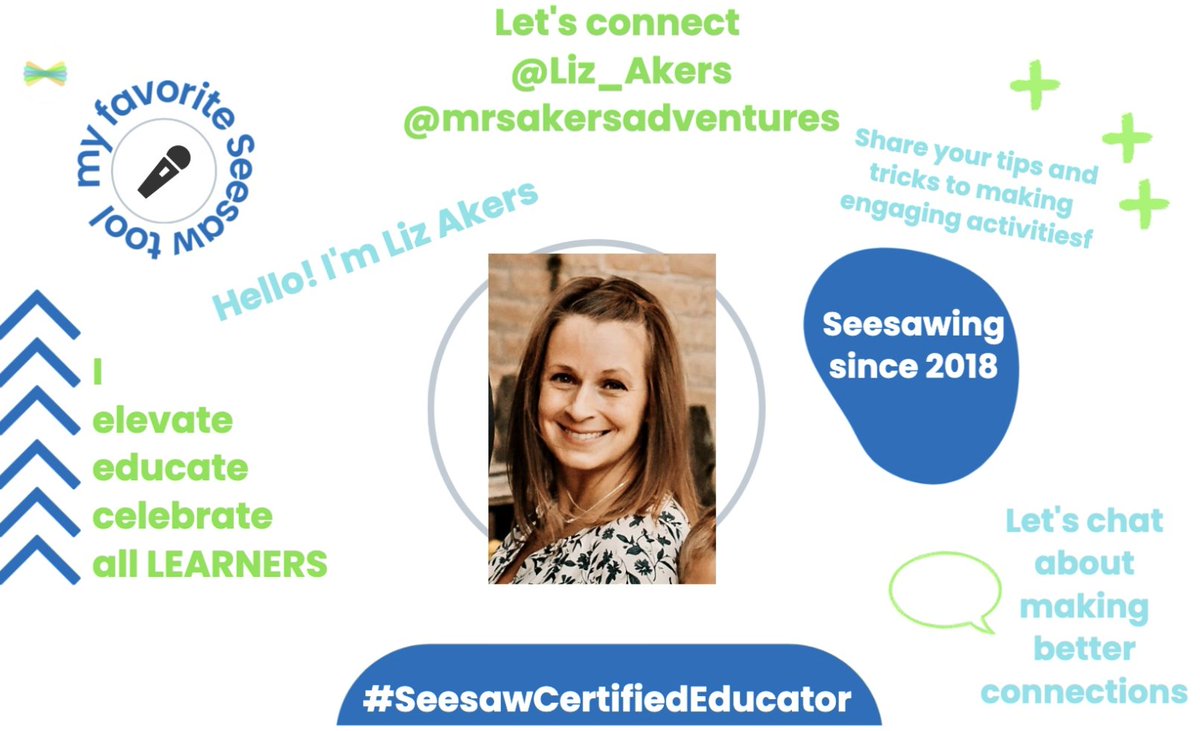 Liz_Akers's tweet photo. Just finished my #SeesawCertifiedEducator course! Excited for the ONE app for all and being able to create student groups! @seesaw @seesawlearning #Seesaw https://t.co/z2fQKSncvj