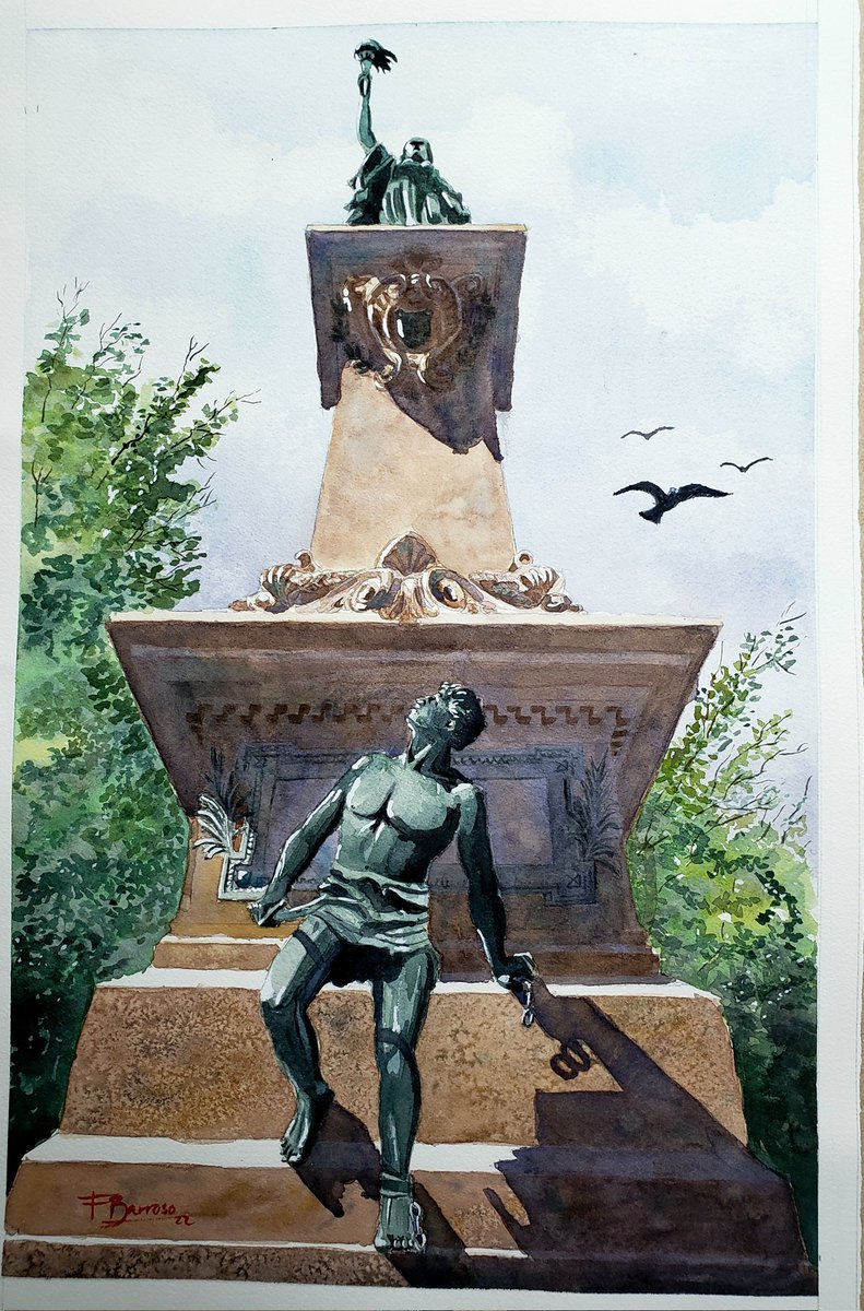 fdobarroso's tweet image. "Josefa " #watercolor #watercolorpainting #watercolorlandscape #acuarela