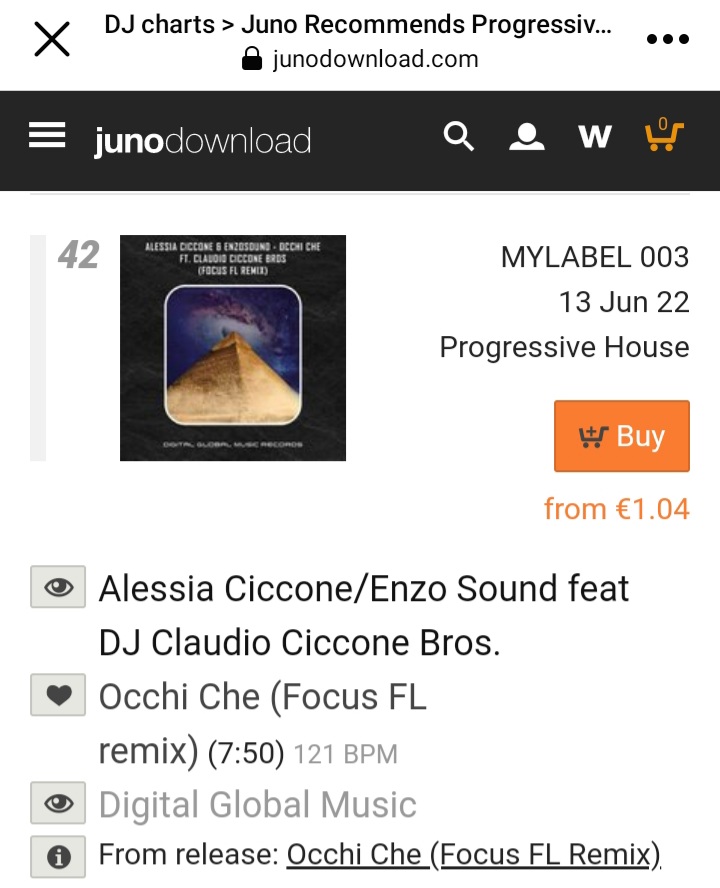 DjCicconeBros's tweet image. #DigitalGlobalMusicRecords is Happy to Be' on @junodownload  Chart #Essentialtracks! JULY👇🏼at #number42 #progressivehouse  🎧🔊With The Release #OcchiChe 🇮🇹
#AlessiaCiccone &amp;amp; #EnzoSound
Ft #DjClaudioCicconeBros 
(#Remix #FocusFL 🇺🇸)
#5luglio #Wimbledon 👇
junodownload.com/charts/juno-re…