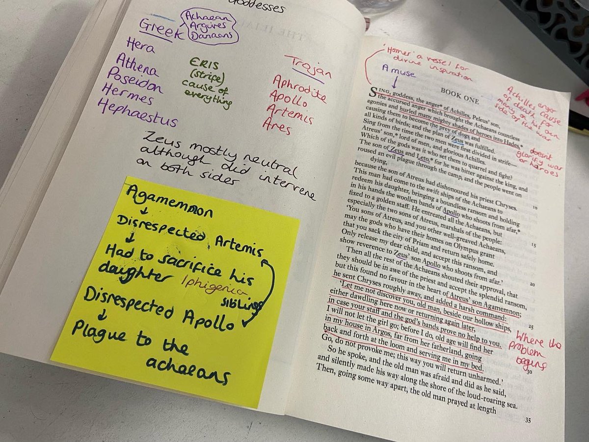 Enjoying my summer break by getting ahead for my next module, reading one of my set texts #theilliad <a href="/OpenUniversity/">The Open University</a> <a href="/OU_FASS/">OU Arts & Social Sciences</a> #openuniversity #greekmythology #classicalstudies