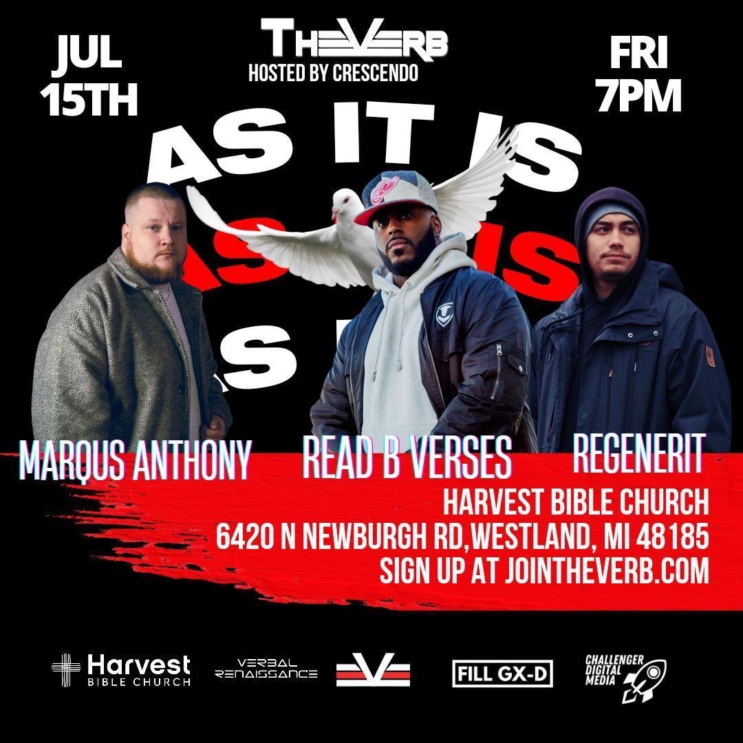 MarqusAnthony's tweet image. Free event next weekend in Metro Detroit headlining w @readbverses! Artists sign up for open mic here: eventbrite.com/e/the-verb-as-…