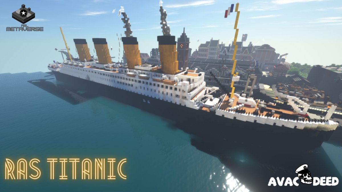 AVAC_NFT's tweet photo. When you mint your AVAC Deeds on September 2nd, you'll be able to explore the RAS Titanic and a whole fully stocked Metropolis awaiting your visitation. 

There's plenty to #GoApeShip about in the #MetAPEverse https://t.co/y0t6to01dk